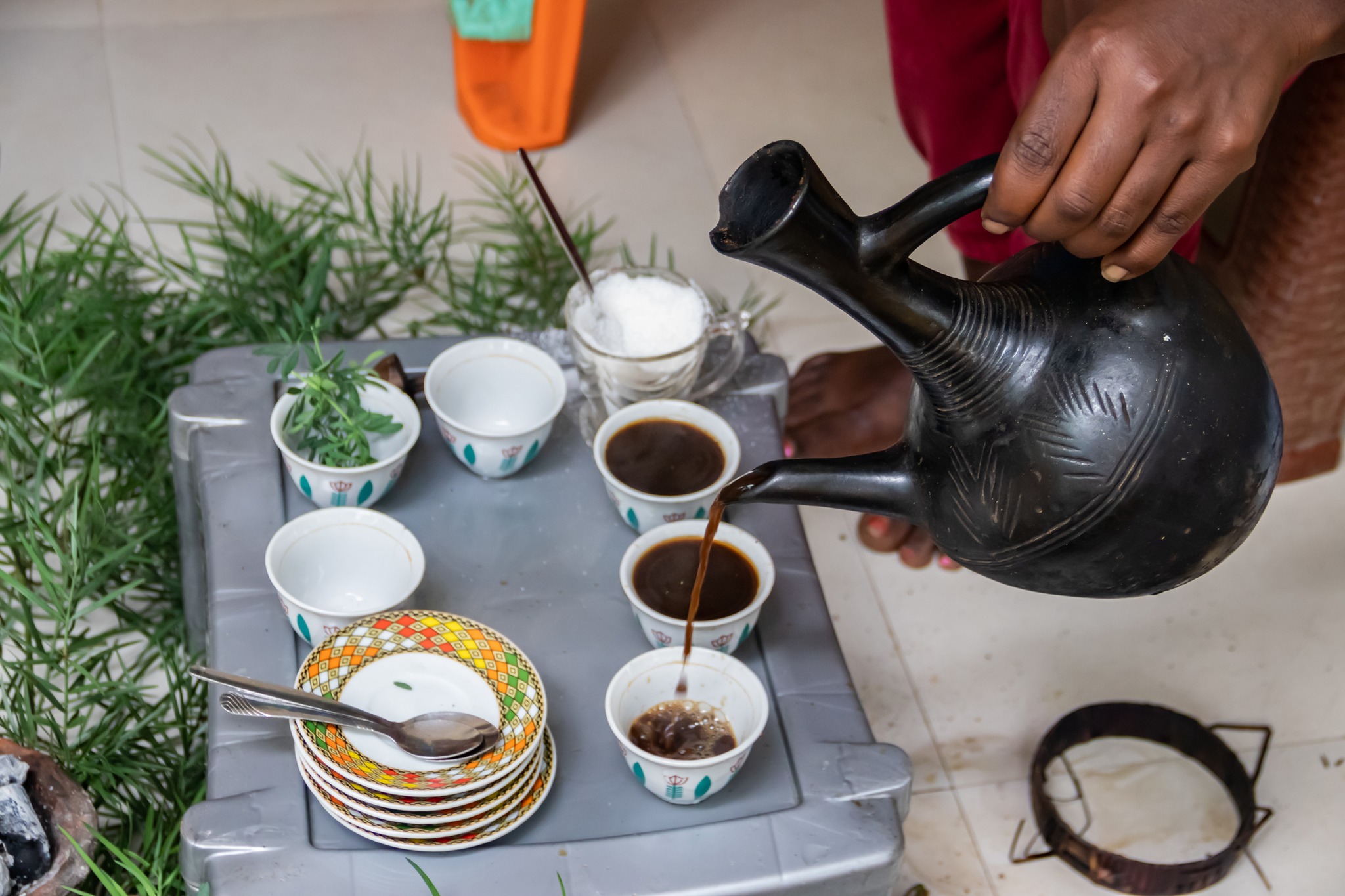 ceremonia del café etíope